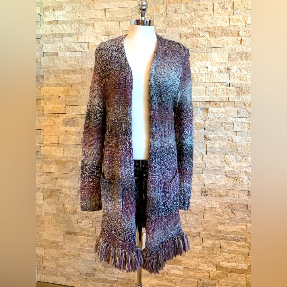 Lucky Brand Fringed Sweater